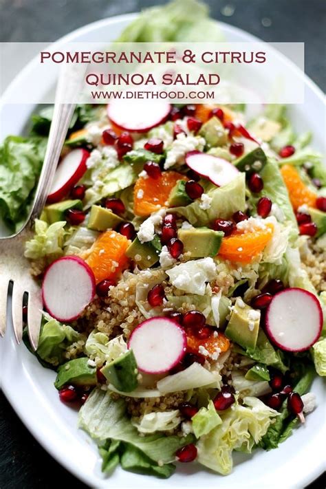 Pomegranate Quinoa Salad Diethood