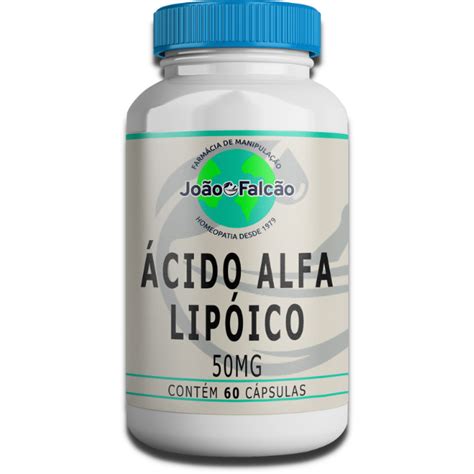 Ácido Alfa Lipóico 50mg 60 Cápsulas