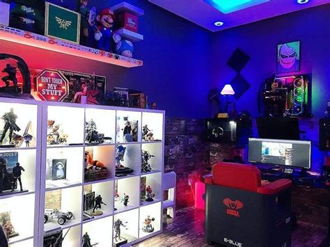 Quarto Gamer 40 Ideias Para Quem é Apaixonado Por Jogos Quarto Gamer Design De Sala De Jogo