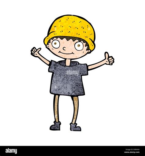 cartoon boy with positive attitude Stock Vector Image & Art - Alamy