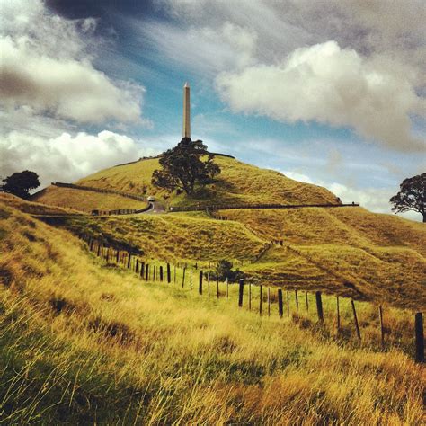 One Tree Hill Taken On A Stormy Autumn Day In Aucklands O Flickr