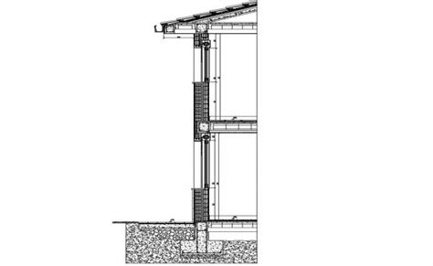 Metal Fence Sectional Elevation Drawing In Dwg File Cadbull