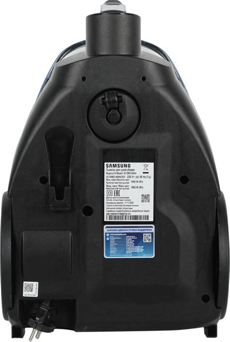 Пылесос Samsung VC18M31A0HU/EV голубой/черный — купить по доступной ...