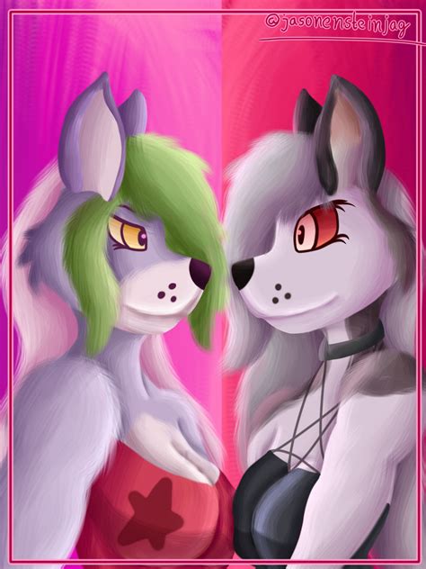 Roxy And Loona Once Again By Jasonensteinjag On Deviantart