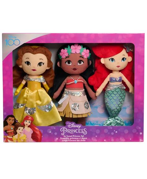 Disney100 Disney Princess So Sweet Plush Box Set Created For Macys