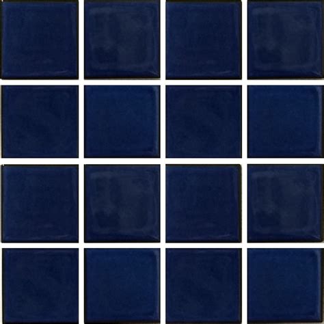 Royal Blue 3 X 3 Vip 791 Fujiwa Porcelain Pool Tile