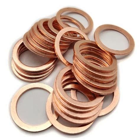 Copper Round Washer Inner Diameter 4 Mm Inside Diameter 2 Mm At Rs