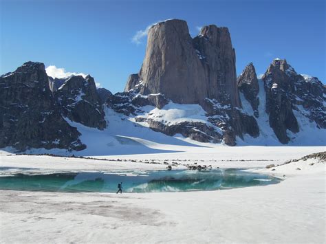 Mt Asgard, Auyuittuq National Park, Baffin Island, Nunavut Canada ...