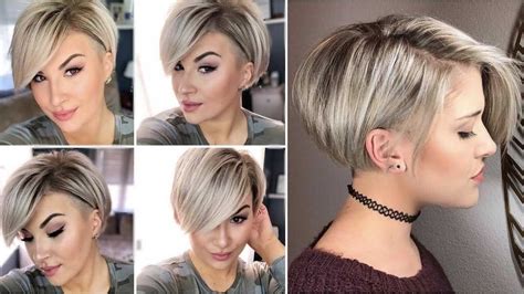 Najlepszych Kr Tkich Fryzur I Fryzur Bobs Pixie Cuts Ombre