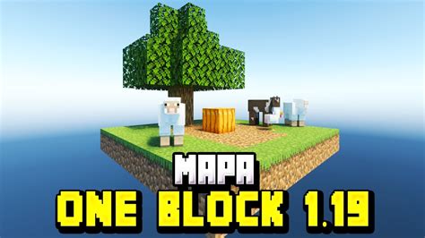 MAPA ONE BLOCK Para MINECRAFT PE 1 19 One Block 1 19 Mapas Para