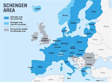 Schengen Countries List PDF With Their Map And Visa Details