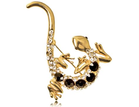 Брошь Ящерка купить в интернет магазине в Москве