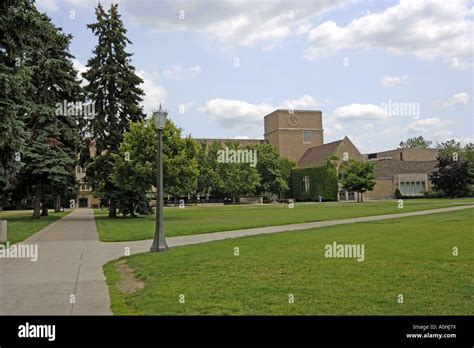 The University of Notre Dame Campus buildings Stock Photo - Alamy