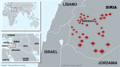 Israel ataca docenas de objetivos militares iraníes en Siria El Imparcial