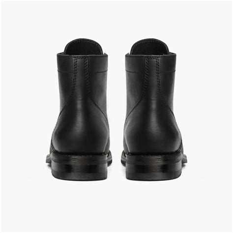 Men's Black Matte President Lace-Up Boot - Thursday Boot Company