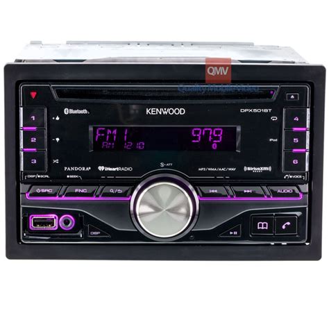 Kenwood Dpx Bt Double Din Bluetooth Car Stereo With Pandora Support