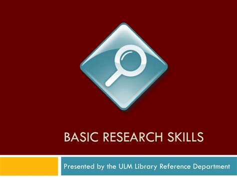 Ppt Basic Research Skills Powerpoint Presentation Free Download Id