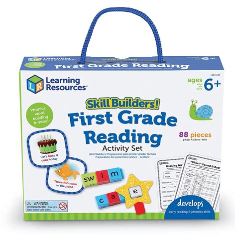 Skill Builders First Grade Reading Activity Set Fat Brain Toys