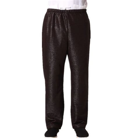 New Arrival Brown Chinese Mens Kung Fu Trousers Cotton Linen Pants