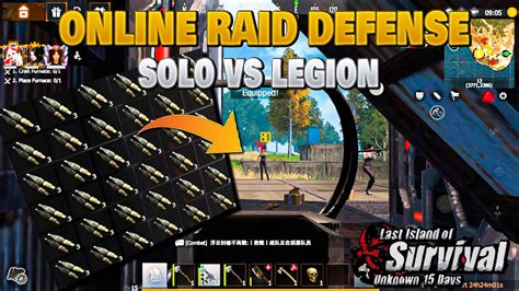 Solo Raid Defense Online Raid Defense Part 4 Last Island Of Survival