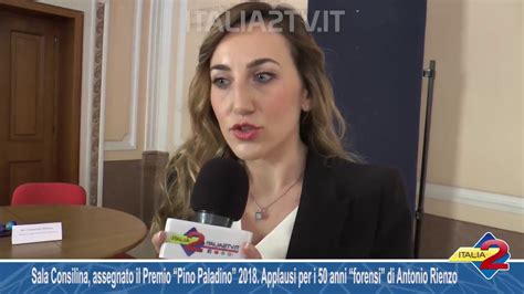 Sala Consilina Assegnato Il Premio Pino Paladino Applausi Per I