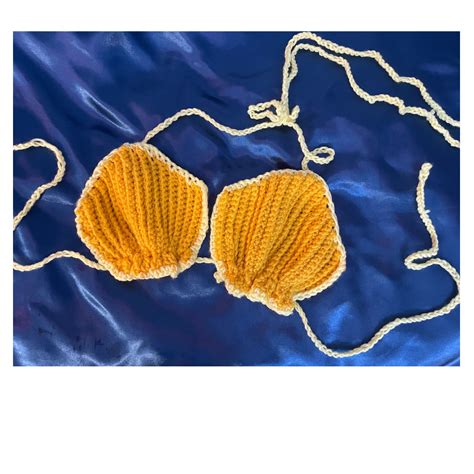 Seashell Bikini Top Crochet Pattern Etsy