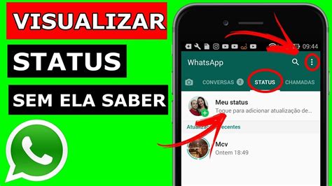 Como Visualizar Status Do Whatsapp Sem A Pessoa Saber Youtube