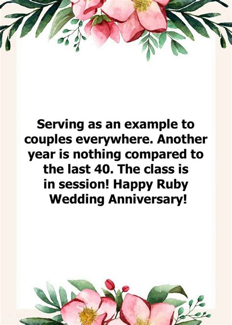 150 Amazing Happy 40th Anniversary Wishes Messages And Quotes