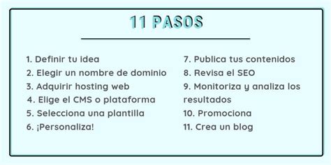 Cómo Crear Una Web En 11 Sencillos Pasos [guÍa]