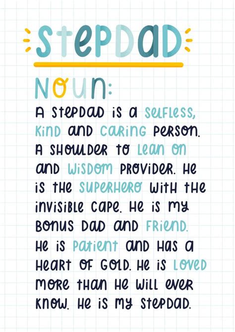 Stepdad Definition Fathers Day Card Thortful