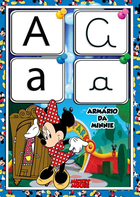 Alfabeto Do Mickey Libras Cartazes De Parede Letras Pdf No Elo