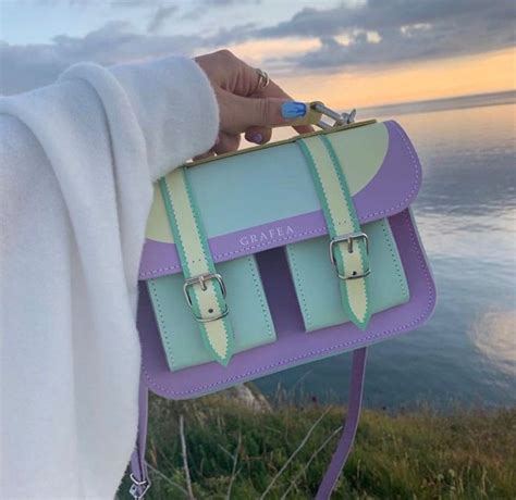 Aesthetic Check Pastels Bolsas Femininas Acessórios Roxos Sacos De Moda