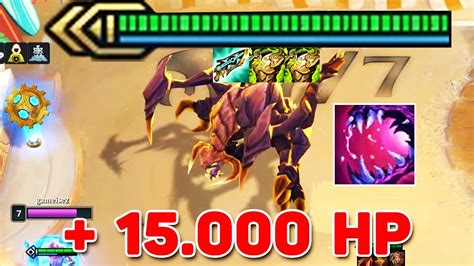 15K HP 3 Star Cho Gath Carry TFT SET 6 YouTube