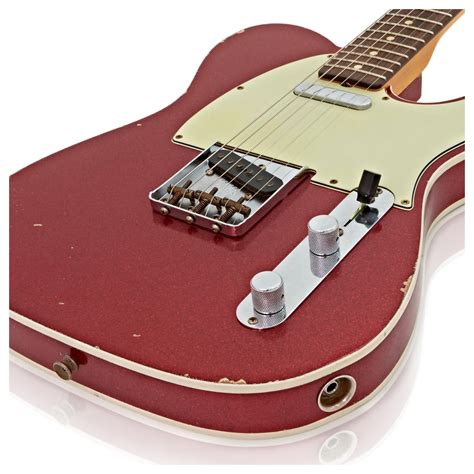 Disc Fender Custom Shop 1962 Relic Telecaster Custom Red Sparkle Na