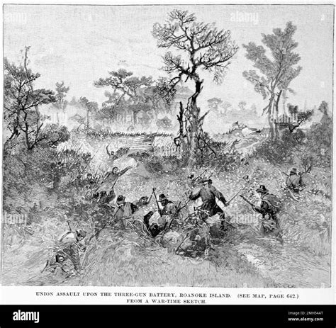 The Battle Of Roanoke Island Was A Battle In The American Civil War