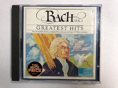 Bach S Greatest Hits Vol 1 CD CBS Records Masterworks 74643943123