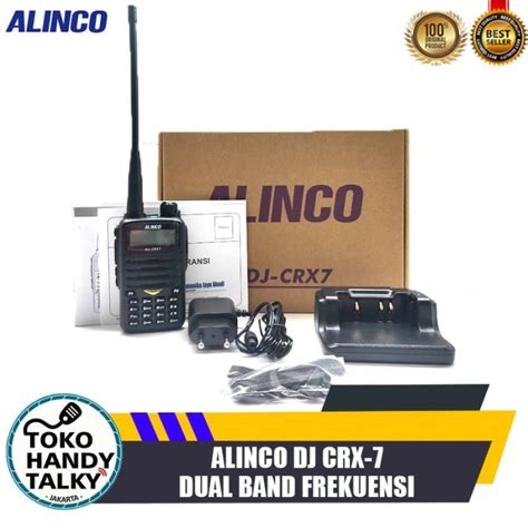 Jual Alinco Dj Crx 7 Dualband Ht Alinco Dj Crx7 Ht Original Garansi