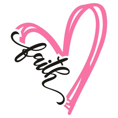 Buy Faith Heart Svg Png online in America