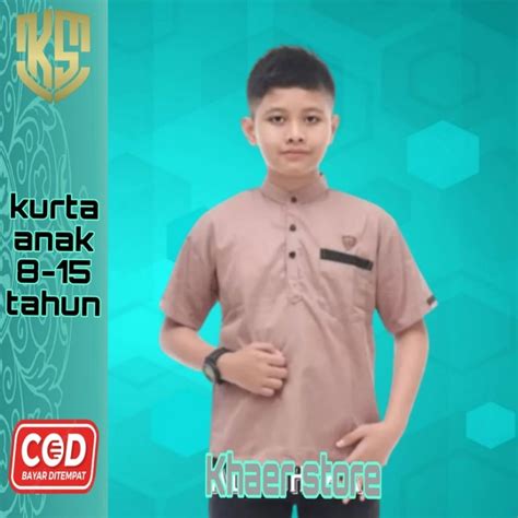 Jual Kurta Anak Laki Laki Kekinian Baju Koko Anak Tanggung Kemeja