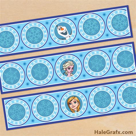 Free Printable Frozen Water Bottle Labels