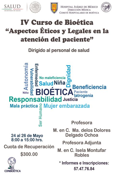 Iv Curso De Bioética Secretaría De Salud Gobierno Gobmx