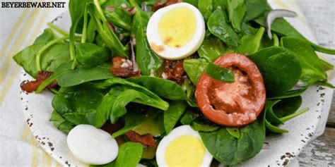 Spinach Salad With Hot Bacon Dressing