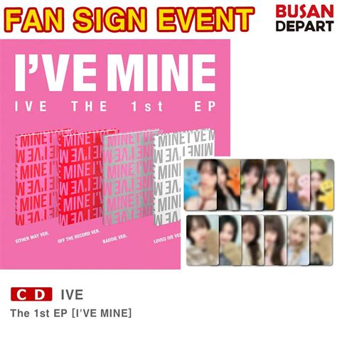 Fan Sign Event Ive The 1st Ep Ive Mine Either Way Ver Off The