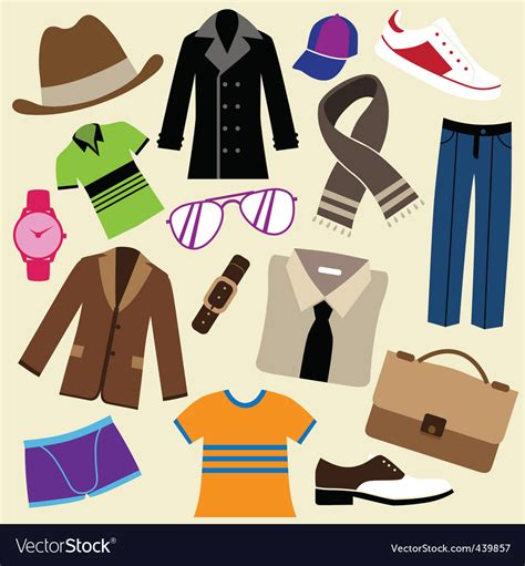 Fashion clothes and accessories Royalty Free Vector Image