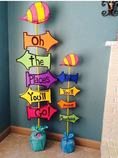 Diy Sign Kit Oh The Places Youll Go Dr Seuss