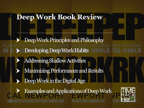 Deep Work Book Review