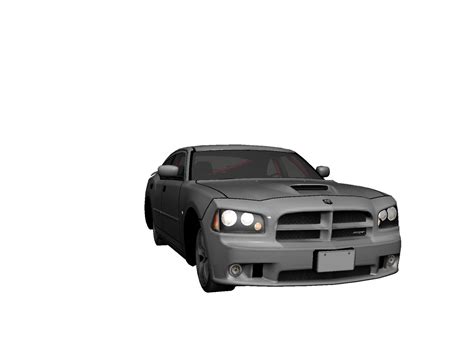 3d Model Dodge Charger Srt8 Vr Ar Low Poly Cgtrader