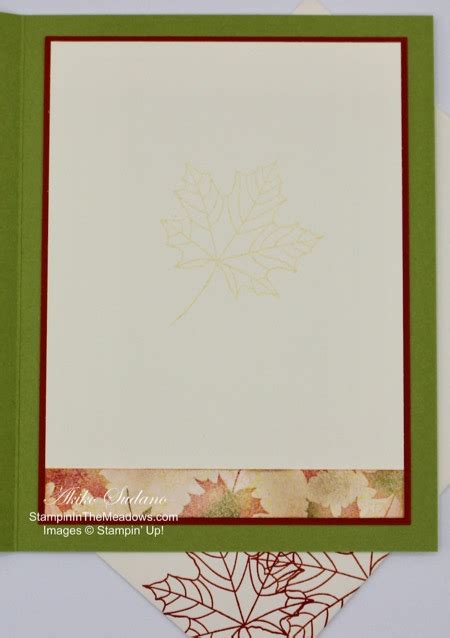 Stampin Up Colorful Seasons Beautiful Day In Fall Card Stampin In