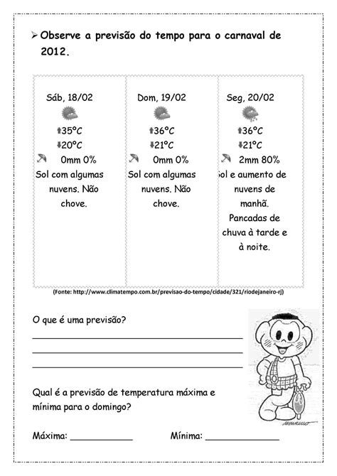 Exercícios Sobre Clima E Tempo 6º Ano Gabarito 42 OFF