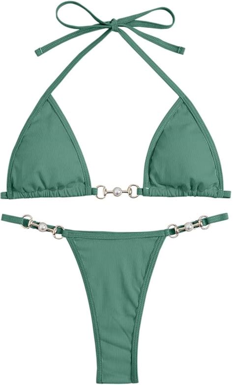 Sunfashion Sommer Klamotten Damen Bikini Teenager Badeanzug Damen B Badekleider Damen Tobikini